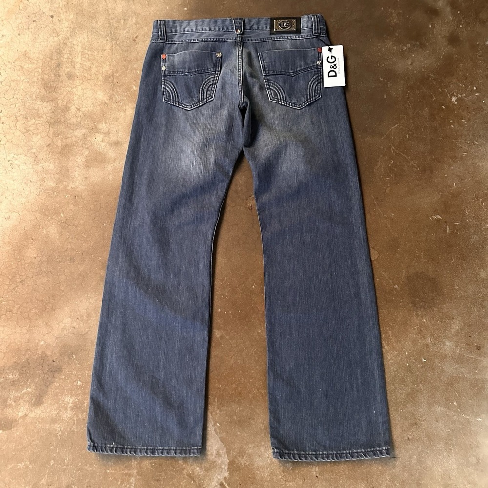 Dolce & Gabbana Slim Straight Blue Denim Jeans